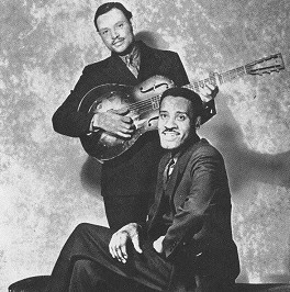 Collage of album covers featuring Robert Johnson and Skip James.