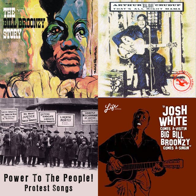 Collage of album covers from the When the Sun Goes Down reissue series.