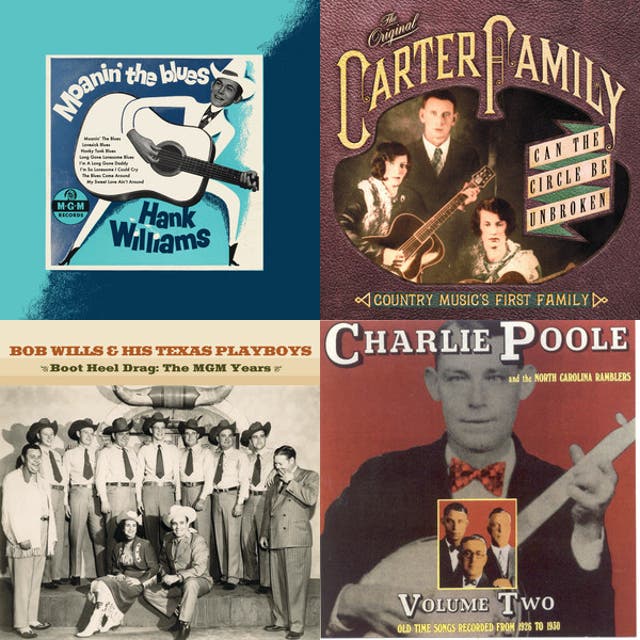 Reissue album cover featuring Charlie Poole with banjo.