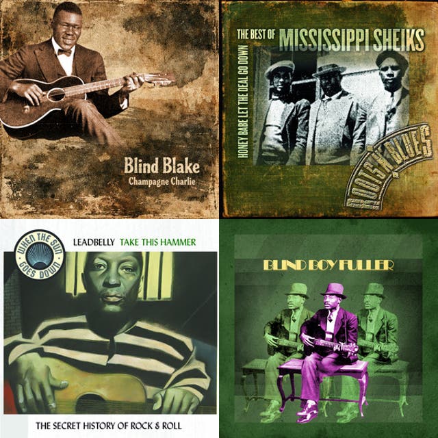 Reissue cover featuring a vintage group photo of the Mississippi Sheiks.